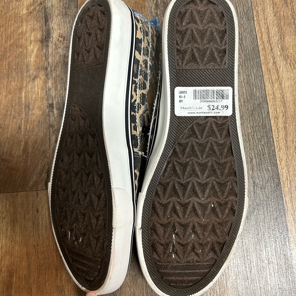 Gypsy Jazz Leopard & Denim slip on sneakers - Picture 3 of 3